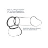 Fantasy C-ringz Lot de 3 cockrings Silicone C-Ringz